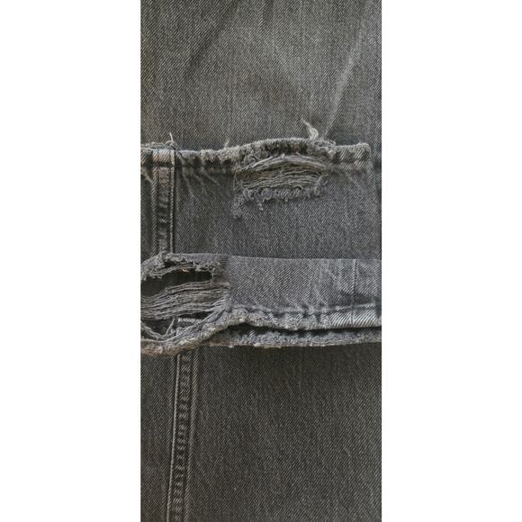 Agolde Black Straight Leg Ladies Demin Jeans Size 24 - Picture 9 of 9